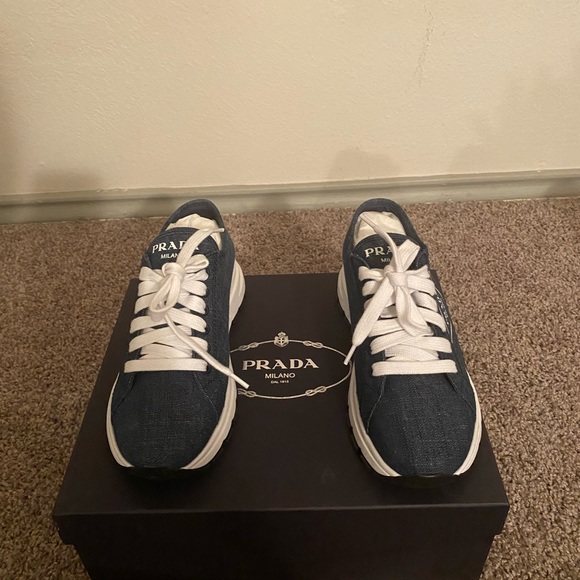 Authentic prada denim sneakers - Picture 3 of 3